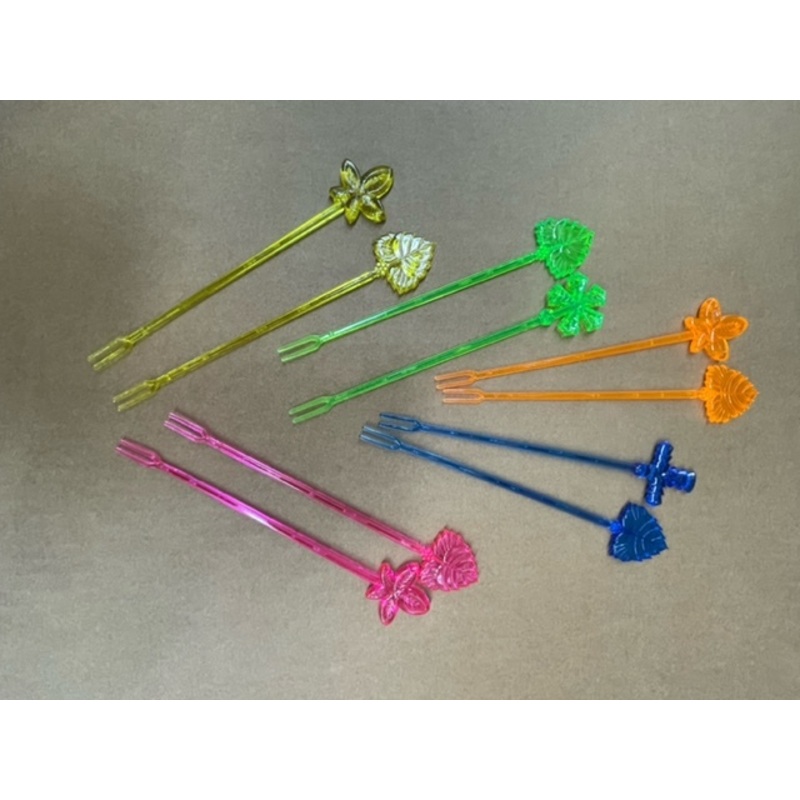 10 summer party stir sticks Be Colorful