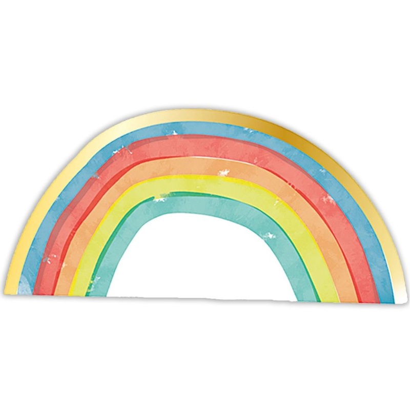 16 napkins rainbow shape