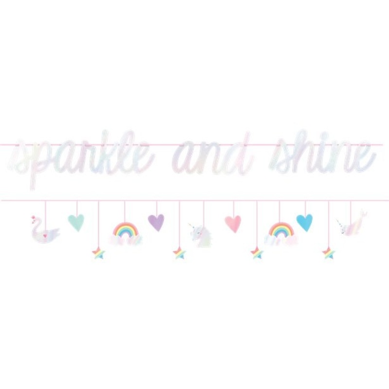2 Fairy Rainbow garlands 3.7m