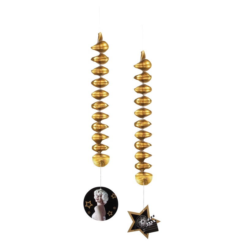 2 Hollywood movie star hanging spirals