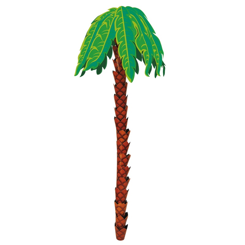 3D palm trees hanging decoration 2.4mx 81cm