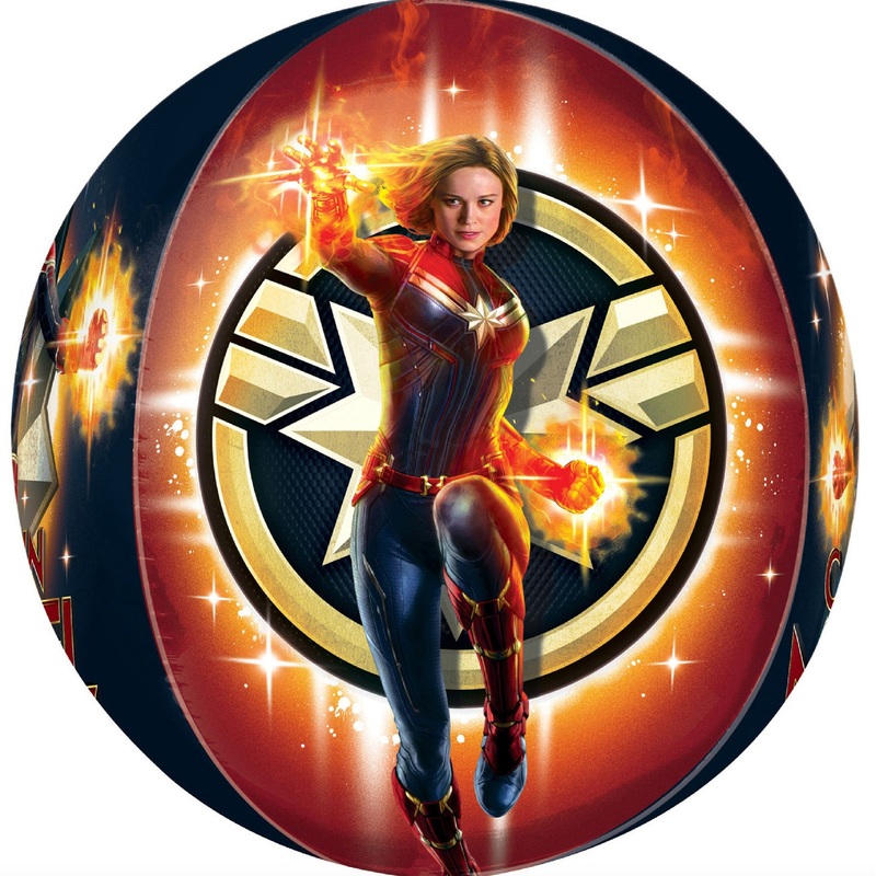 Captain Marvel Orbz balloon 38 x 40cm