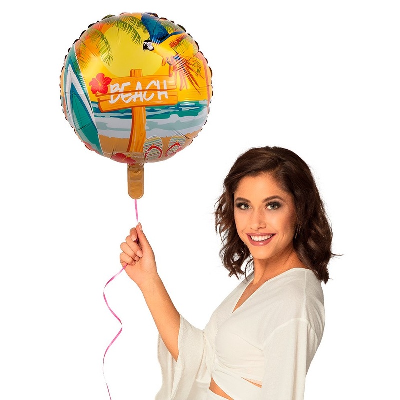 Colorful Hawaii Aloha foil balloon 45cm