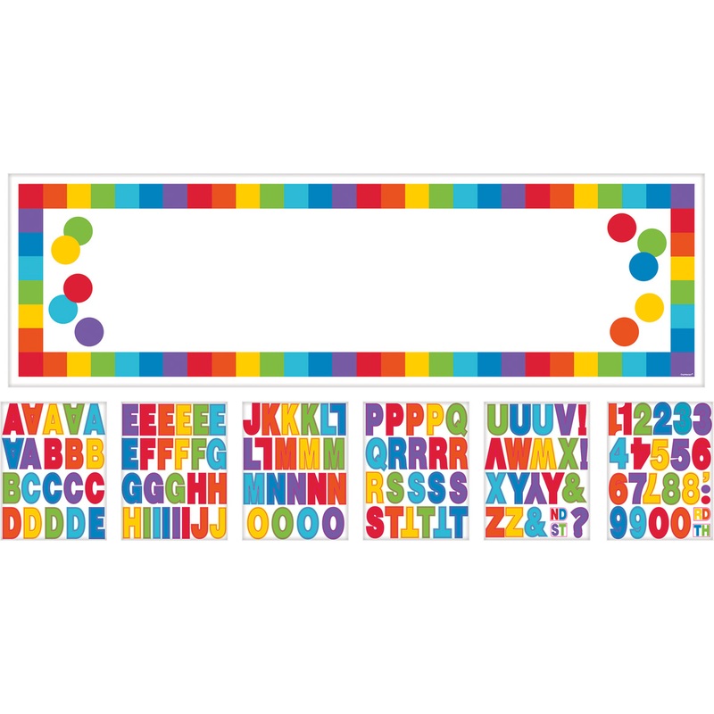 Customizable rainbow banner 150cm