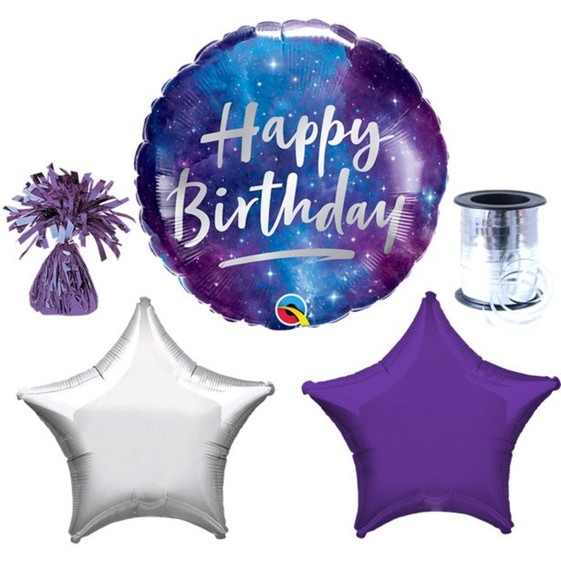 Galactic Birthday balloon bouquet