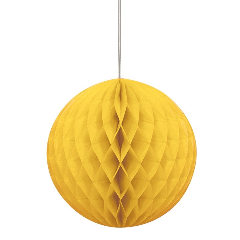 Happy yellow honeycomb ball 20cm