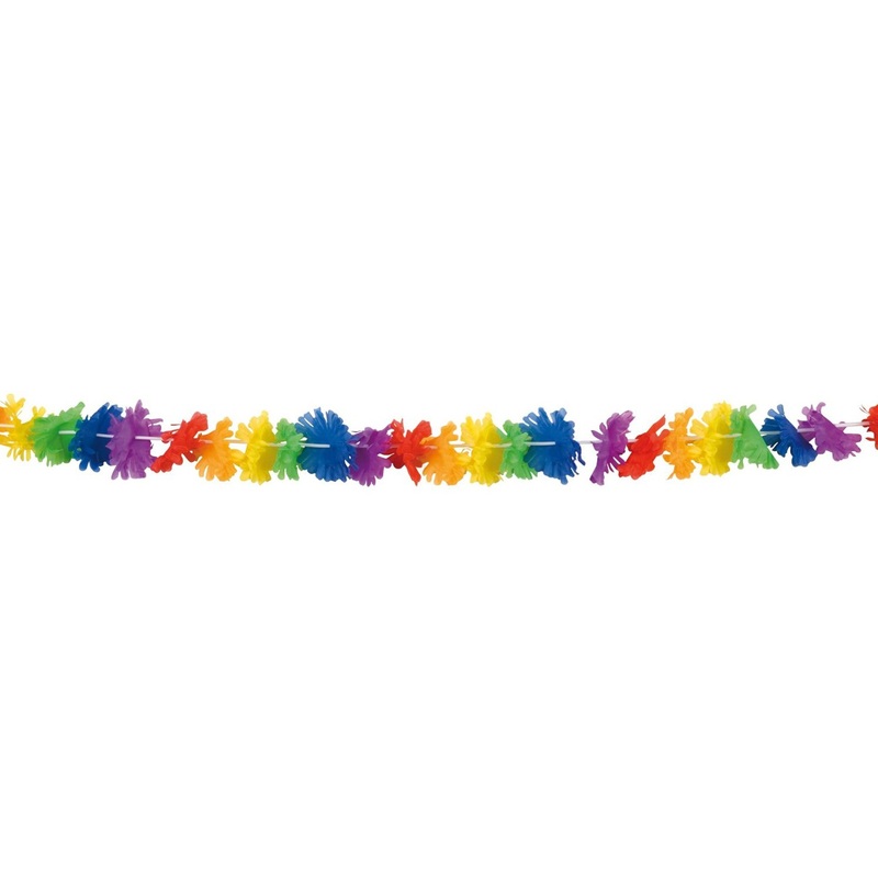 Hawaii Rainbow Flower Garland 3m