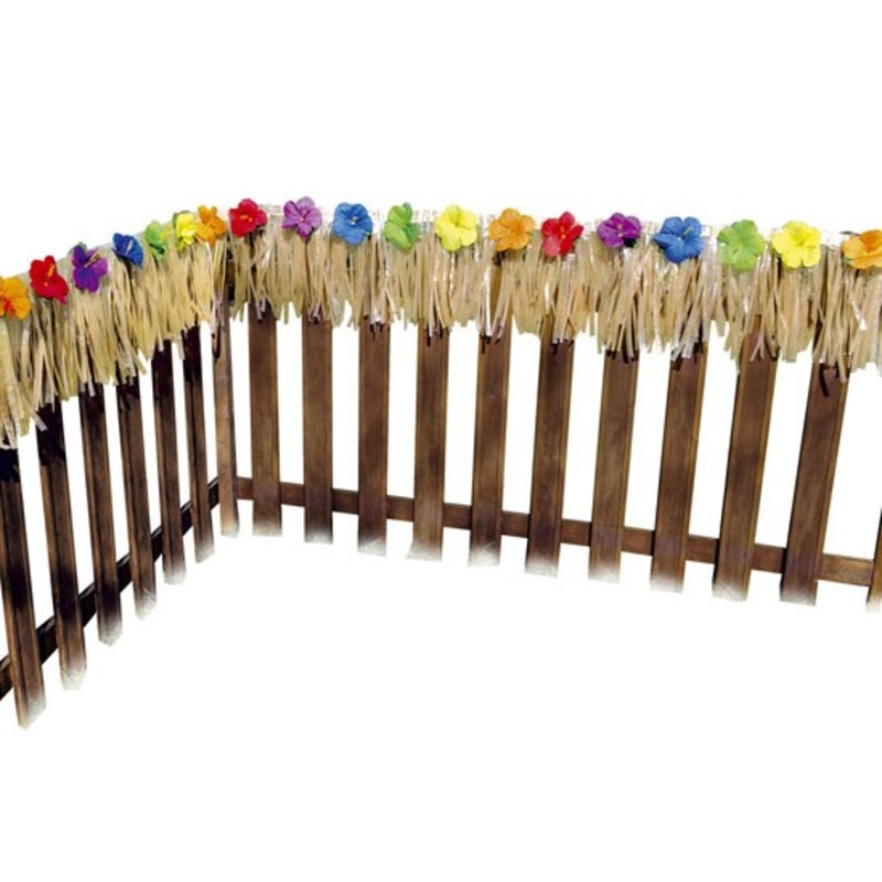 Hawaiian beach party garland with flowers