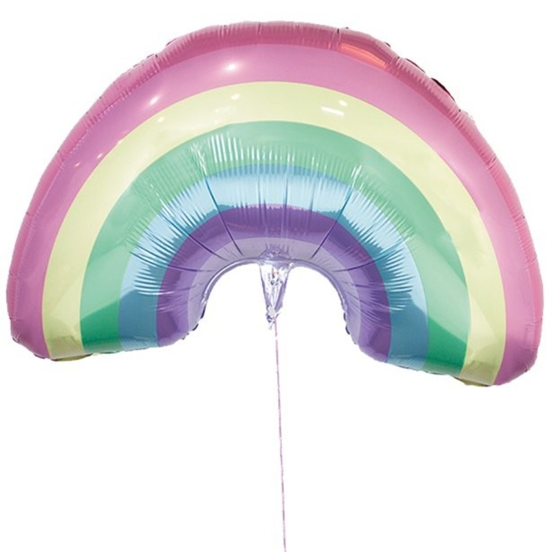 Huge rainbow foil balloon 76cm