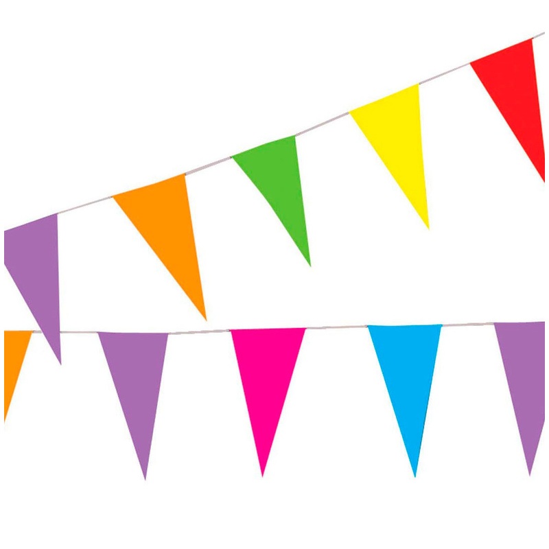 Rainbow pennant chain 10m