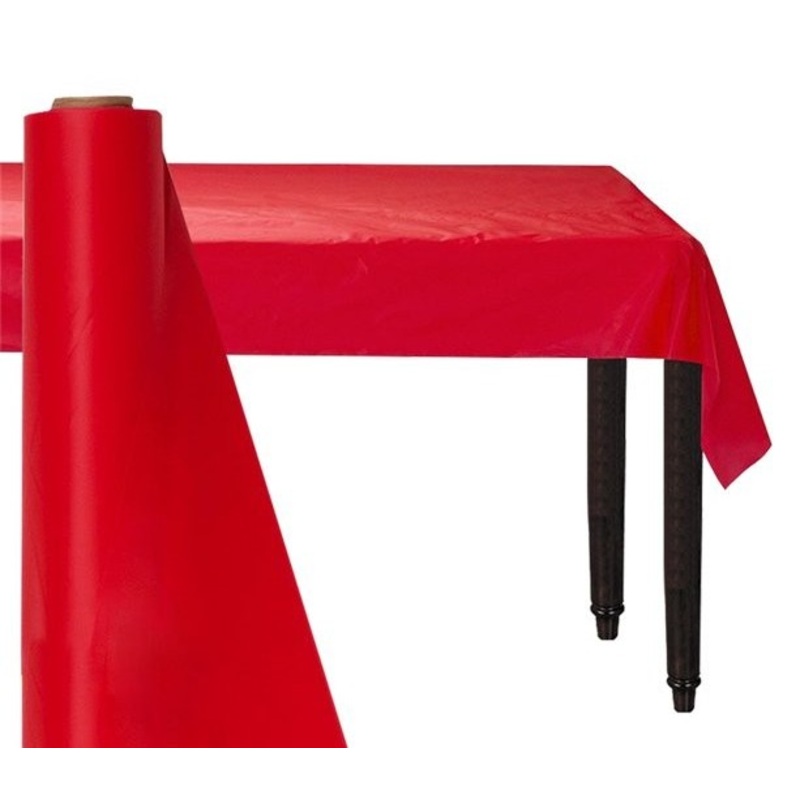Red tablecloths roll Basel 30m