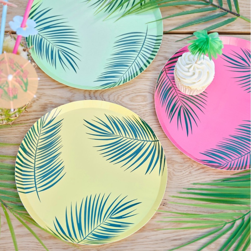 XX Tropical heat paper plate XXcm