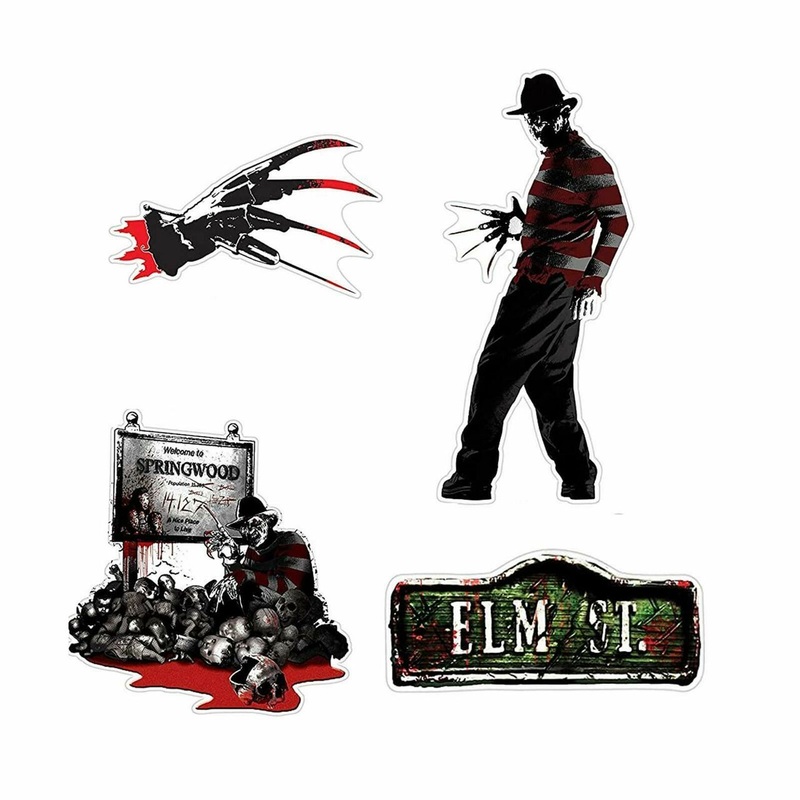 12 horror film cardboard cutouts