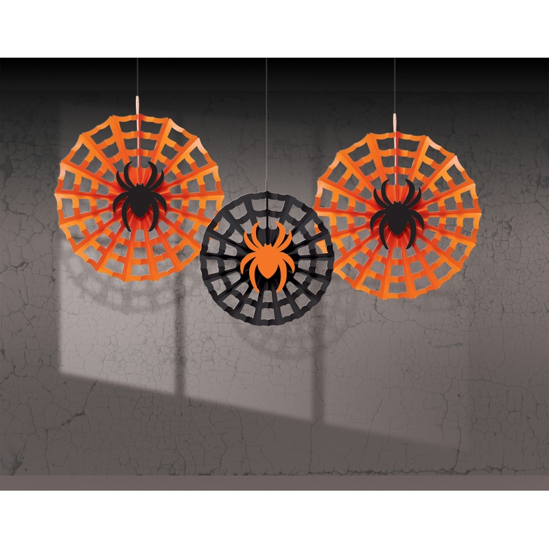 3 scary fun paper rosettes