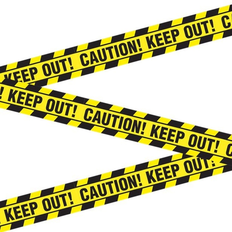 Barrier tape caution 6.1m