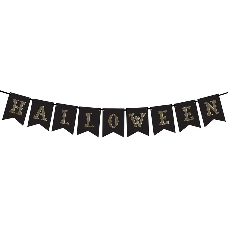 Be Scary Halloween pennant chain 1.75m