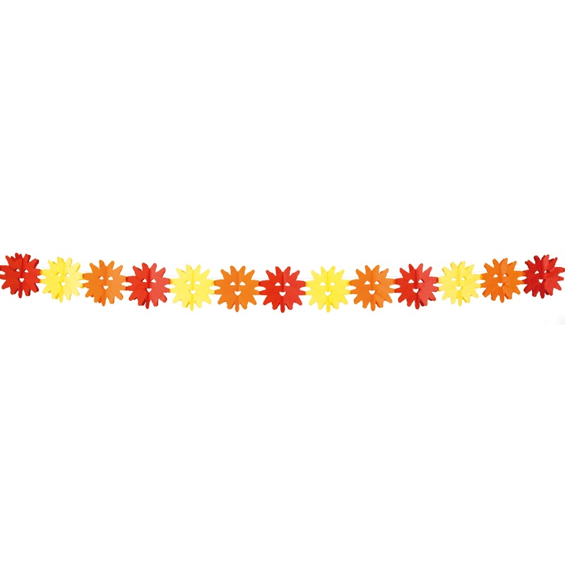 Beautiful sun garland autumn colors 400cm