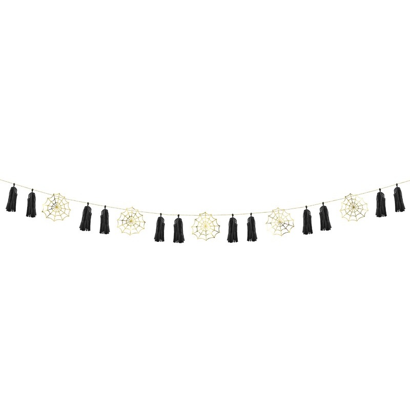 Bee Scary cobweb garland 1.75mx 14cm