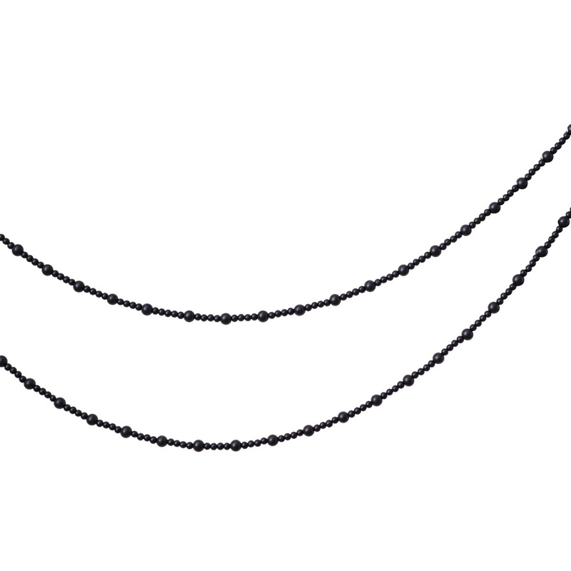 Black pearl garland 3m