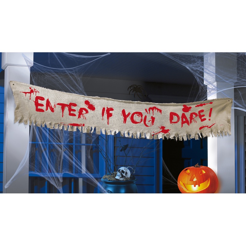 Bloody Hell rag banner 3.8 x 1.8m