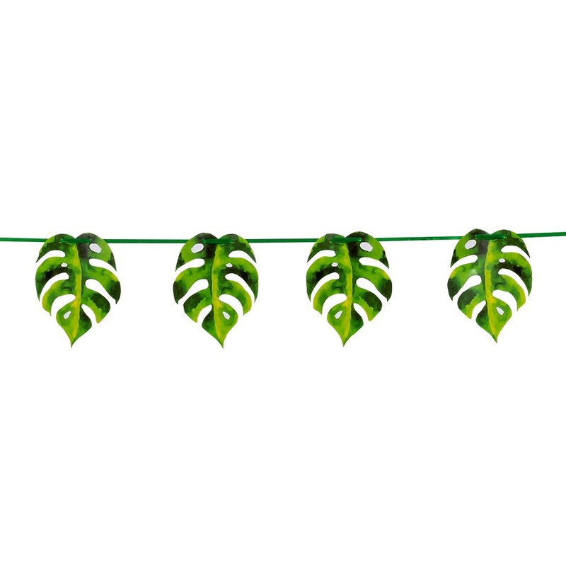 Colorful Hawaii garland palm leaf 3m