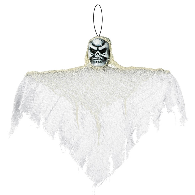 Flying Skeleton Hanging Decoration White 35.5cm