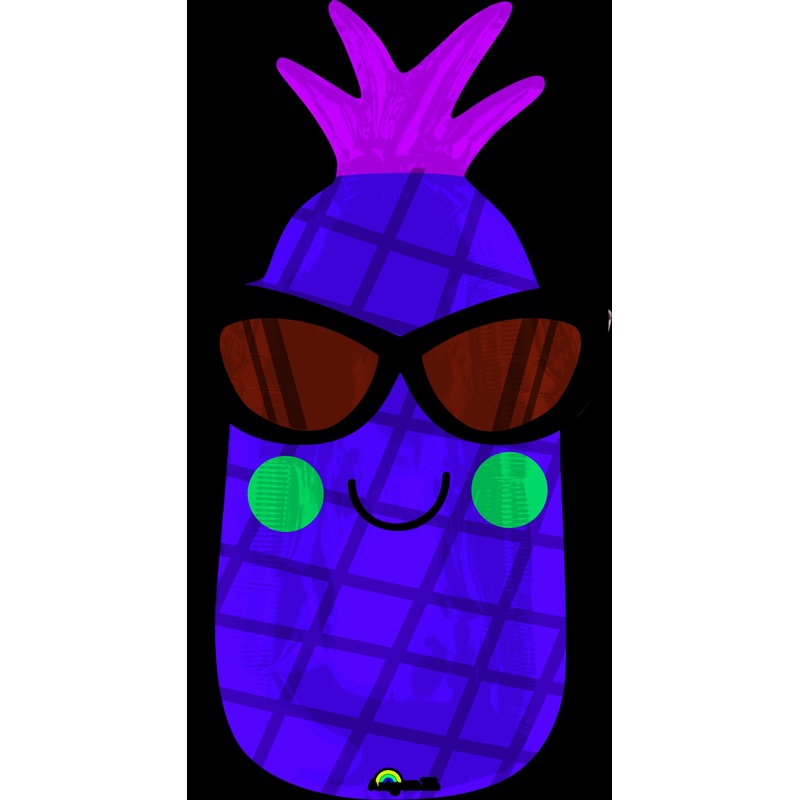 Foil balloon pineapples keep cool