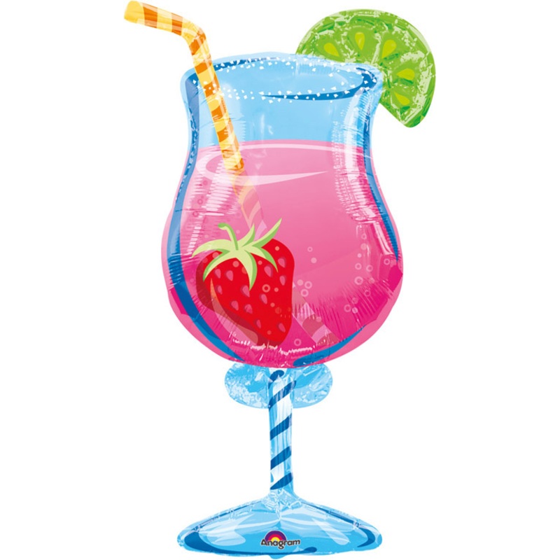 Foil balloon Strawberry Colada