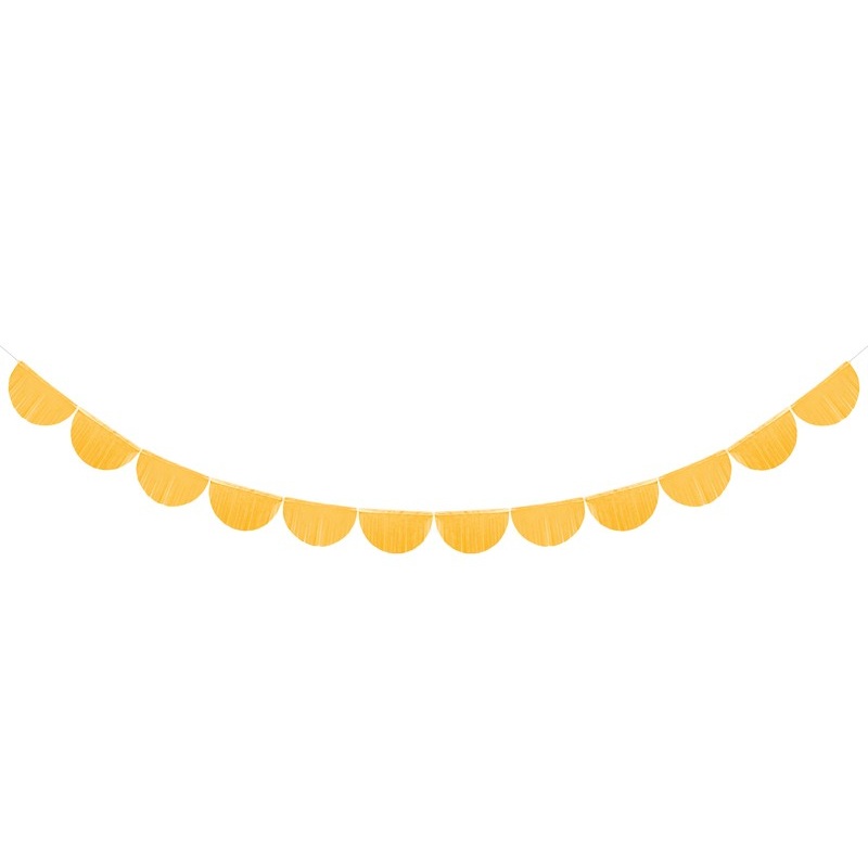 Fringe garland Alessia tangerine 3m x 20cm