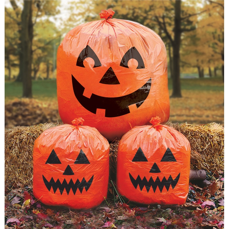 Funny Halloween Pumpkin Garden Decoration Trio