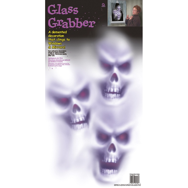Ghost Skeleton Window Sticker 61cm x 30.5cm