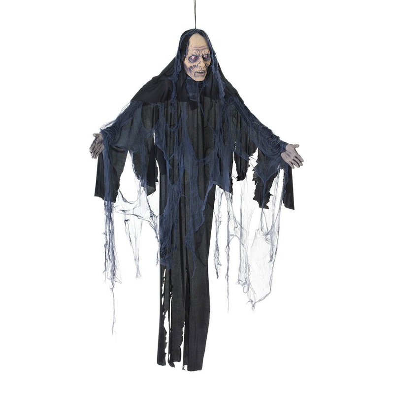 Hanging zombie lady Halloween 170cm