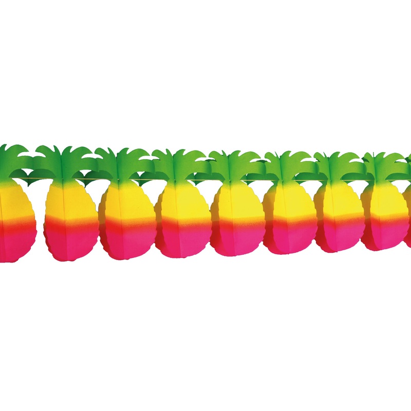 Hawai party decoration green yellow 20x400xm