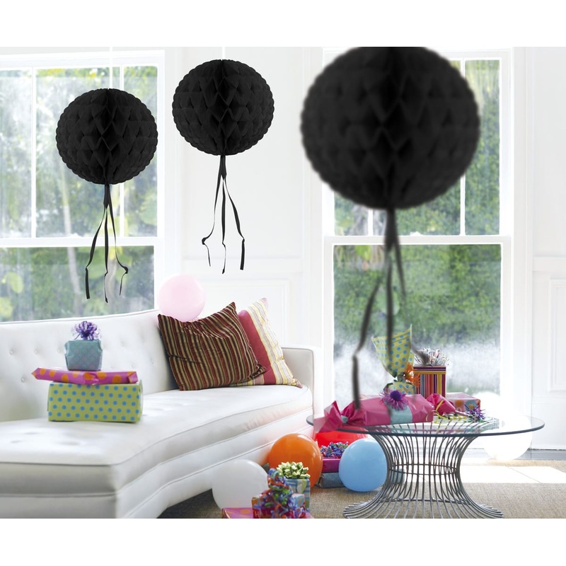 Honeycomb ball black 30cm