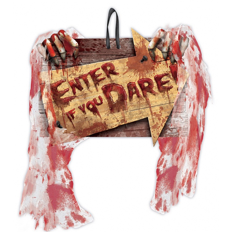 Horror circus wall sign 23 x 29cm