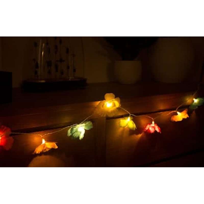 LED flower garland 1,8m