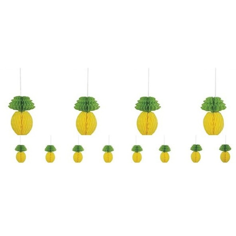 Pineapple honeycomb garland 2.13m
