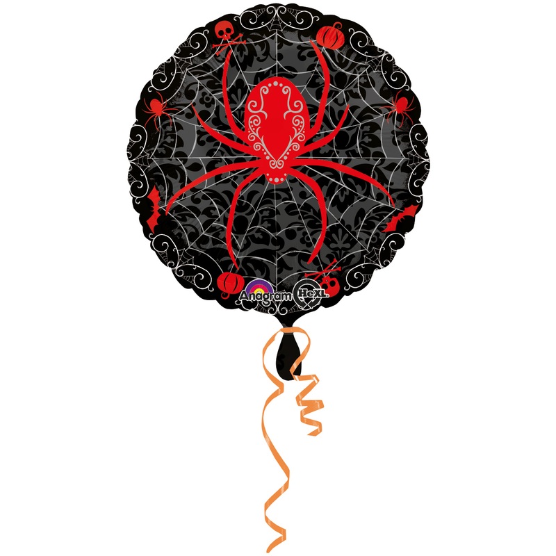 Red Spider foil balloon for Halloween