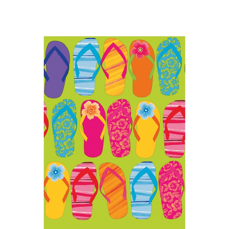 Summer sandals tablecloth 2.59 x 1.37m