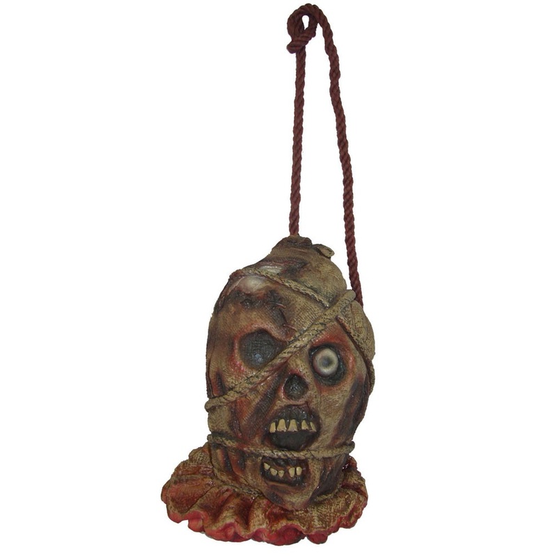 Zombie head horror Halloween decoration 30cm
