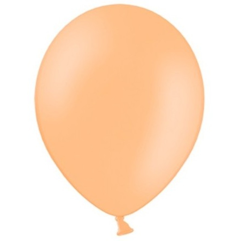 100 Celebration balloons apricot 25cm
