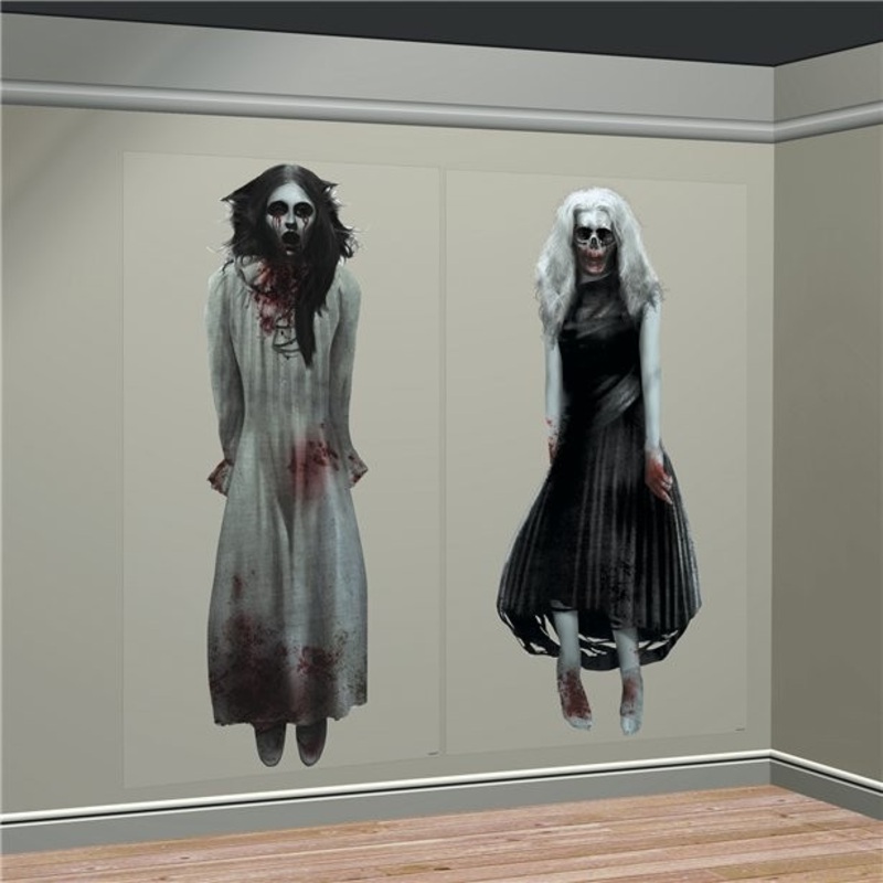 2 horror ghost girls wall posters 1.65mx 85cm
