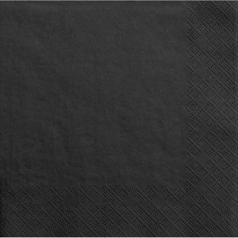 20 napkins Scarlett black 40cm