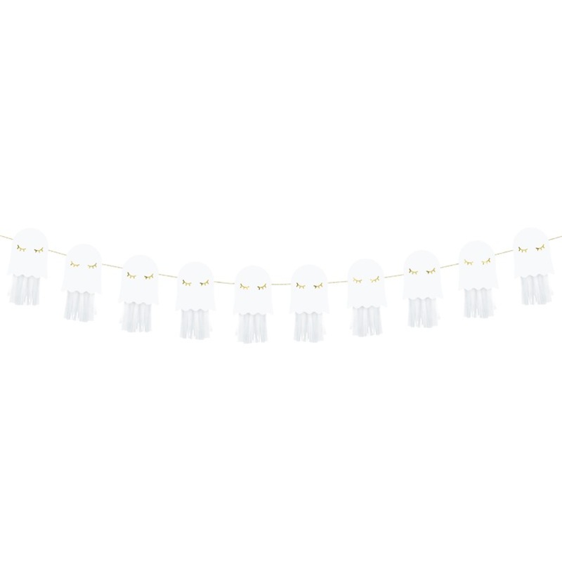 Boo Town ghost garland 1.3m