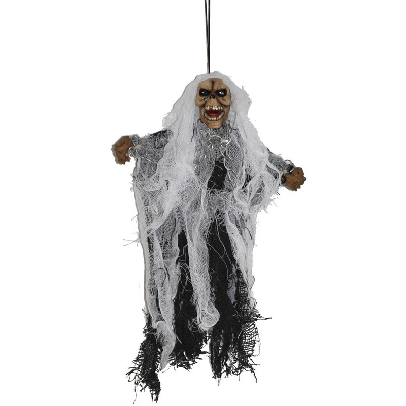 Ghost skeleton Halloween decoration 25cm