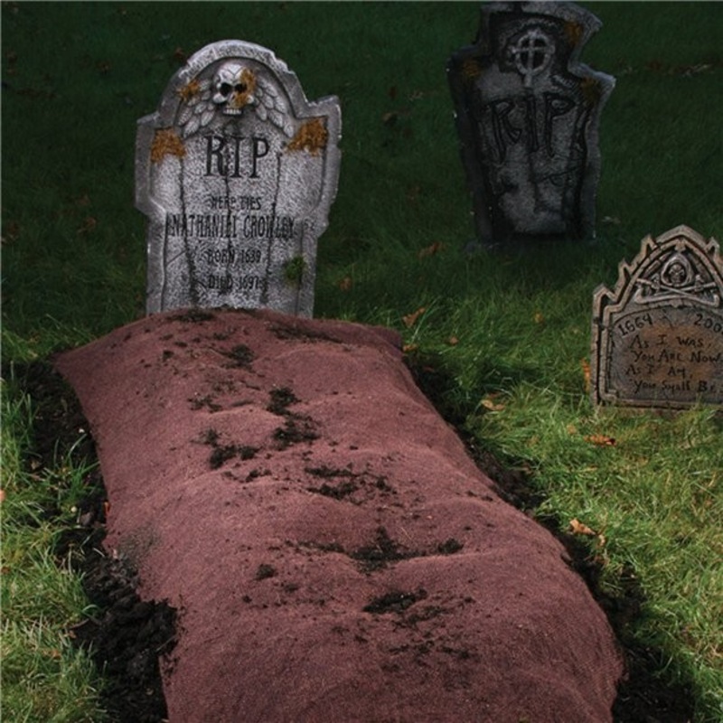 Grave mound garden decoration