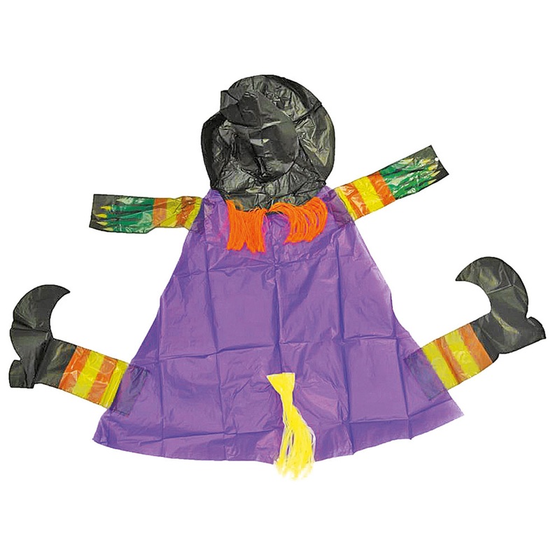 Halloween witch crash decoration 130cm