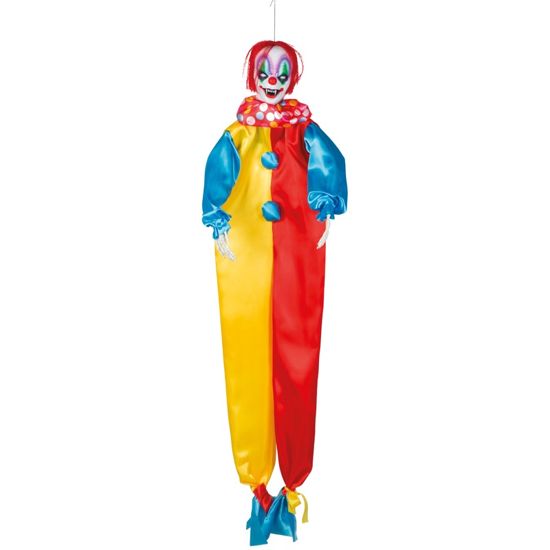 Horror clown hanging decoration 120cm