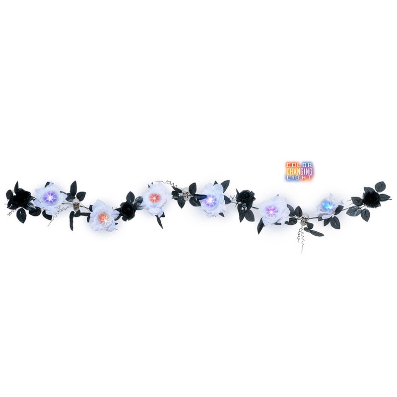 Horror garland with light effect 180cm