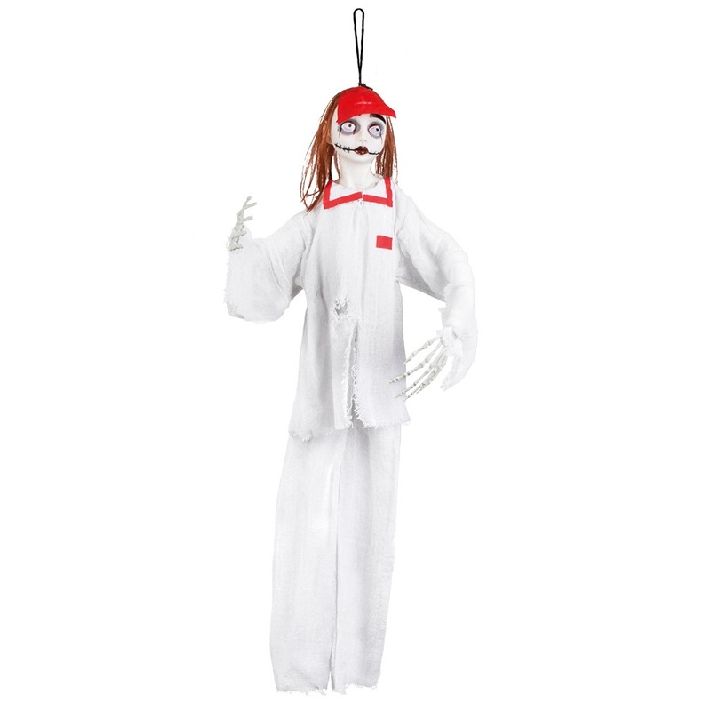 Horror nurse hanging decoration 90cm
